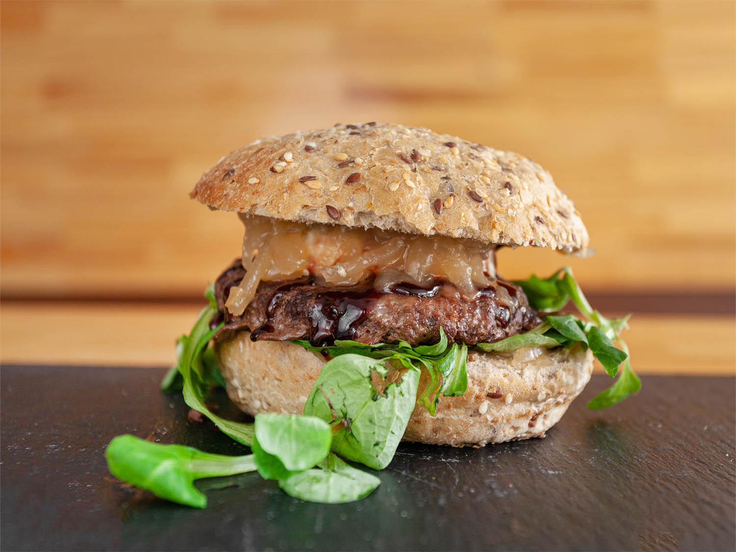 La Panotecca en madrid_restaurante comidas y cenas_Hamburguesa Gourmet Buey Gallego