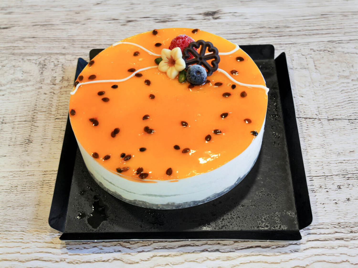Tarta de queso y maracuya_Food_La Panotecca en madrid_restaurante tartas y dulces en Madrid